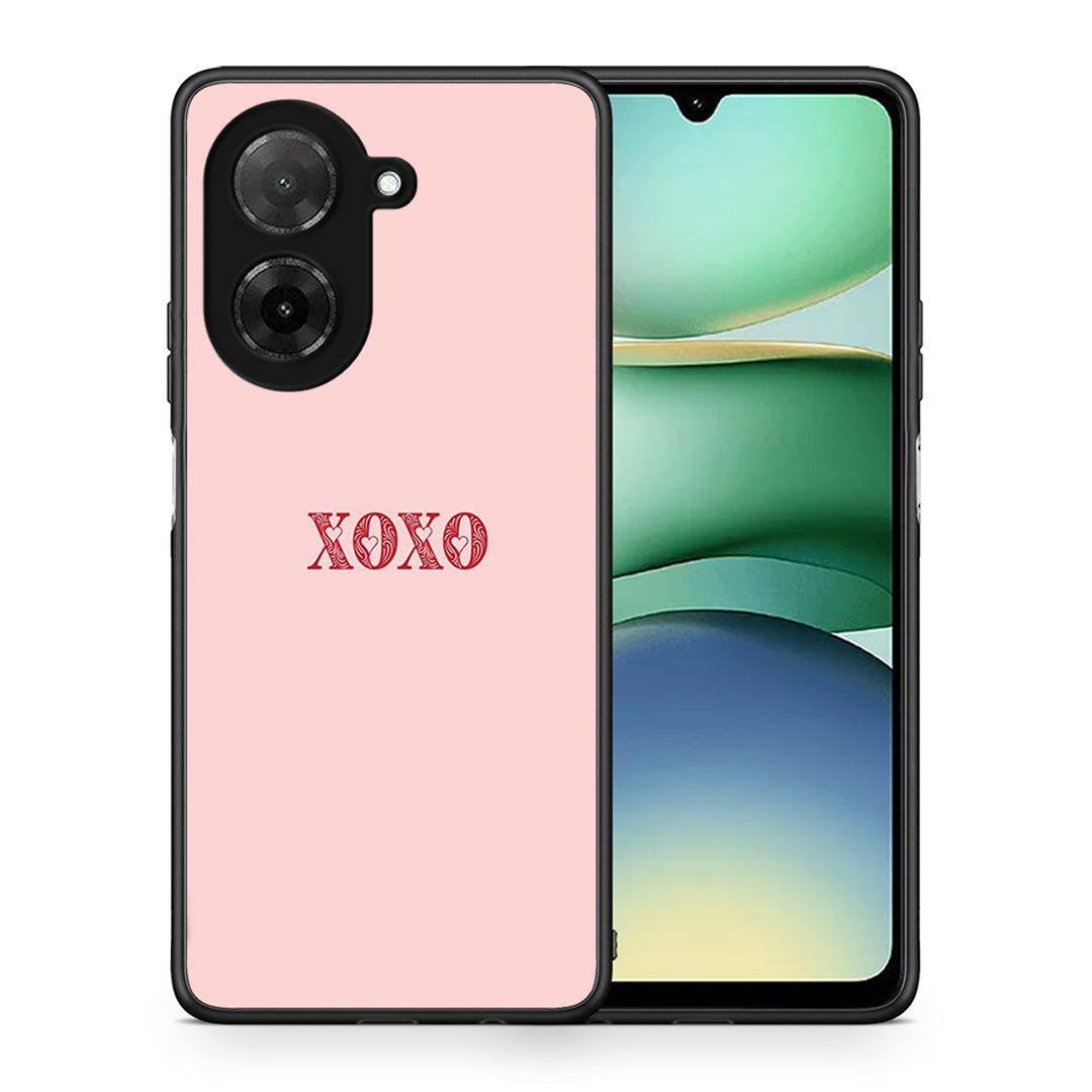 Θήκη Xiaomi Redmi A5 XOXO Love από τη Smartfits με σχέδιο στο πίσω μέρος και μαύρο περίβλημα | Xiaomi Redmi A5 XOXO Love case with colorful back and black bezels