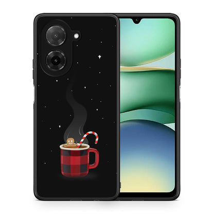 Θήκη Xiaomi Redmi A5 Xmas Bathing από τη Smartfits με σχέδιο στο πίσω μέρος και μαύρο περίβλημα | Xiaomi Redmi A5 Xmas Bathing case with colorful back and black bezels
