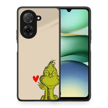 Θήκη Xiaomi Redmi A5 Xmas Grinch από τη Smartfits με σχέδιο στο πίσω μέρος και μαύρο περίβλημα | Xiaomi Redmi A5 Xmas Grinch case with colorful back and black bezels