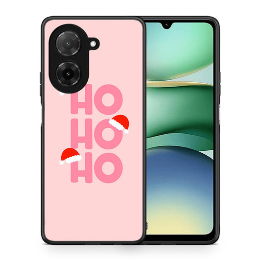 Θήκη Xiaomi Redmi A5 Xmas Ho Ho Ho από τη Smartfits με σχέδιο στο πίσω μέρος και μαύρο περίβλημα | Xiaomi Redmi A5 Xmas Ho Ho Ho case with colorful back and black bezels