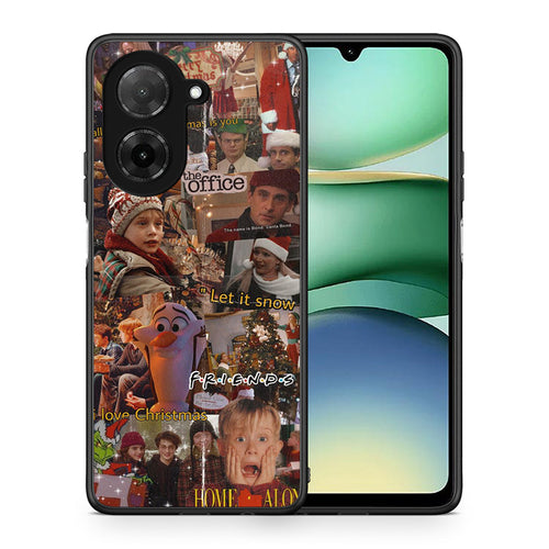 Θήκη Xiaomi Redmi A5 Xmas Wishes από τη Smartfits με σχέδιο στο πίσω μέρος και μαύρο περίβλημα | Xiaomi Redmi A5 Xmas Wishes case with colorful back and black bezels