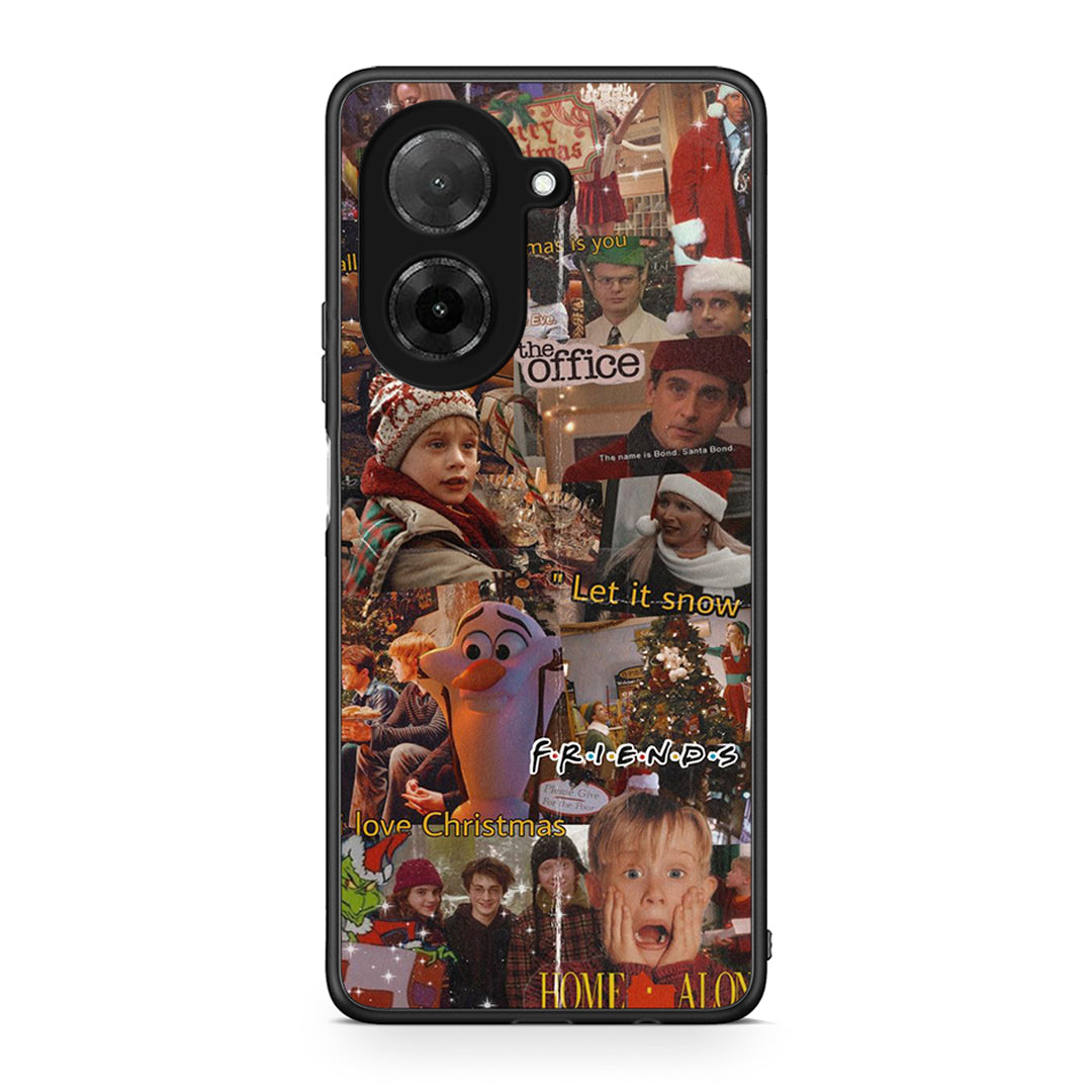 Xiaomi Redmi A5 Xmas Wishes θήκη από τη Smartfits με σχέδιο στο πίσω μέρος και μαύρο περίβλημα | Smartphone case with colorful back and black bezels by Smartfits