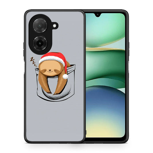 Θήκη Xiaomi Redmi A5 Xmas Zzzz από τη Smartfits με σχέδιο στο πίσω μέρος και μαύρο περίβλημα | Xiaomi Redmi A5 Xmas Zzzz case with colorful back and black bezels