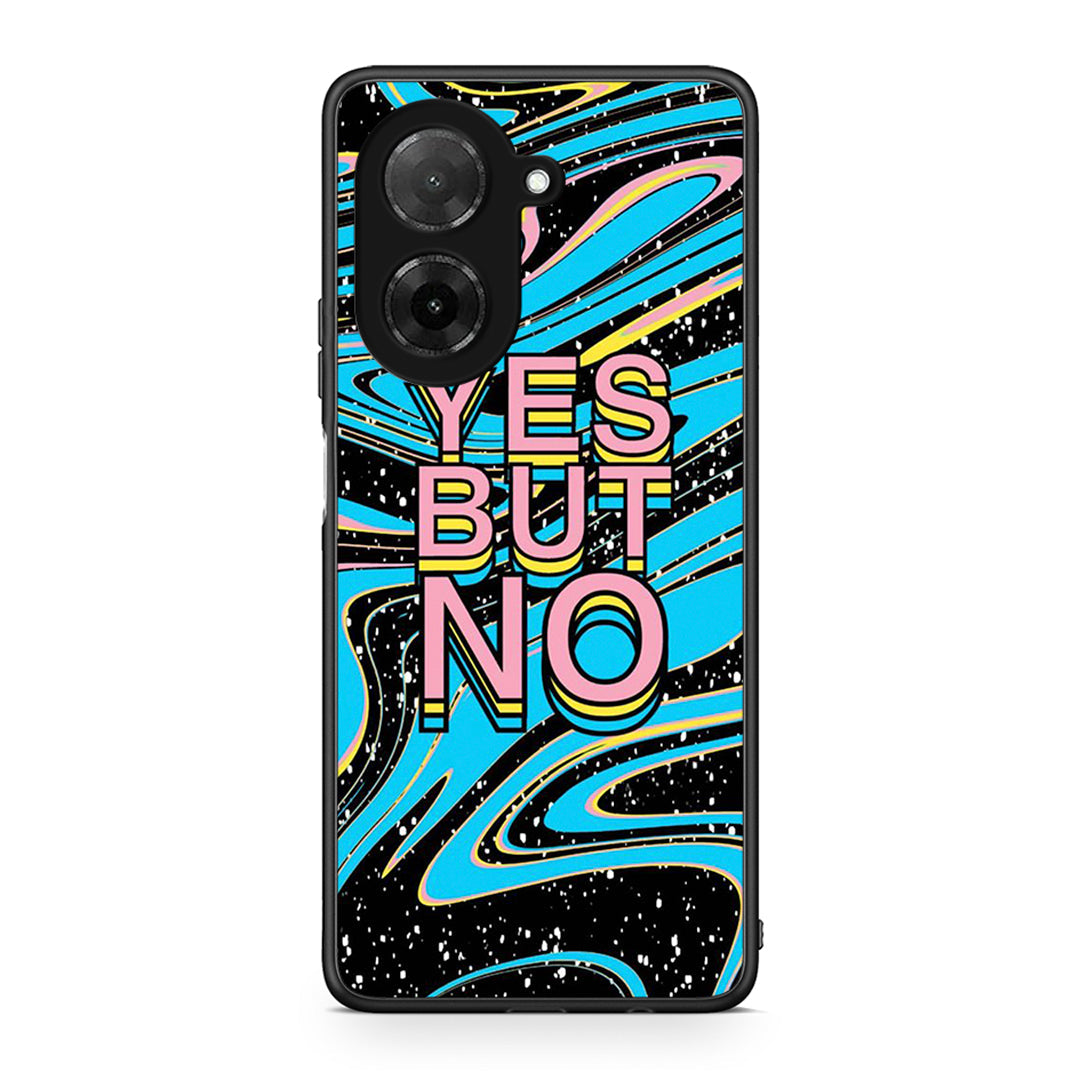 Xiaomi Redmi A5 Yes But No θήκη από τη Smartfits με σχέδιο στο πίσω μέρος και μαύρο περίβλημα | Smartphone case with colorful back and black bezels by Smartfits