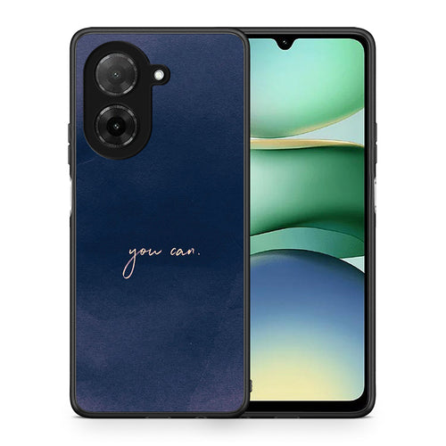 Θήκη Xiaomi Redmi A5 You Can από τη Smartfits με σχέδιο στο πίσω μέρος και μαύρο περίβλημα | Xiaomi Redmi A5 You Can case with colorful back and black bezels