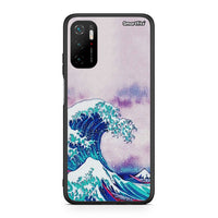 Thumbnail for Xiaomi Redmi Note 10 5G/Poco M3 Pro Blue Waves θήκη από τη Smartfits με σχέδιο στο πίσω μέρος και μαύρο περίβλημα | Smartphone case with colorful back and black bezels by Smartfits