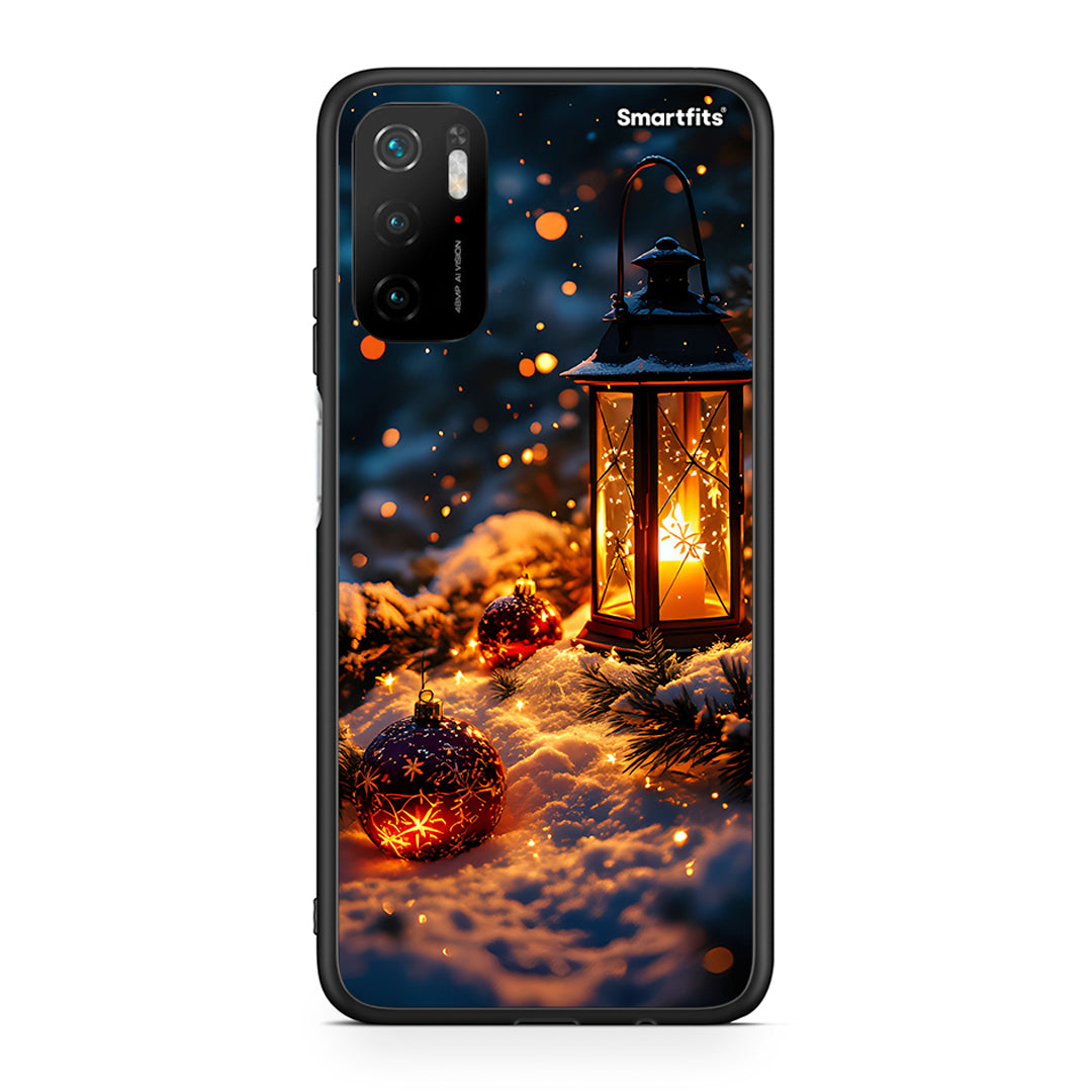 Xiaomi Redmi Note 10 5G/Poco M3 Pro Christmas Ornaments θήκη από τη Smartfits με σχέδιο στο πίσω μέρος και μαύρο περίβλημα | Smartphone case with colorful back and black bezels by Smartfits