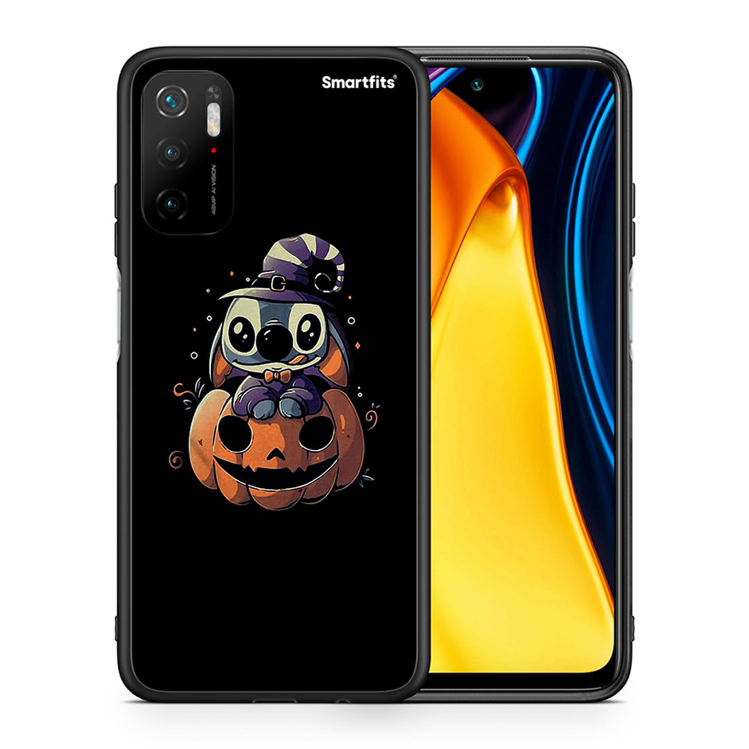 Θήκη Xiaomi Redmi Note 10 5G/Poco M3 Pro Halloween Stitch από τη Smartfits με σχέδιο στο πίσω μέρος και μαύρο περίβλημα | Xiaomi Redmi Note 10 5G/Poco M3 Pro Halloween Stitch case with colorful back and black bezels