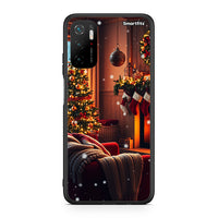 Thumbnail for Xiaomi Redmi Note 10 5G/Poco M3 Pro Home For Christmas θήκη από τη Smartfits με σχέδιο στο πίσω μέρος και μαύρο περίβλημα | Smartphone case with colorful back and black bezels by Smartfits