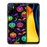 Thumbnail for Θήκη Xiaomi Redmi Note 10 5G/Poco M3 Pro Neon Halloween από τη Smartfits με σχέδιο στο πίσω μέρος και μαύρο περίβλημα | Xiaomi Redmi Note 10 5G/Poco M3 Pro Neon Halloween case with colorful back and black bezels