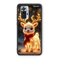 Thumbnail for Xiaomi Redmi Note 10 Pro Christmas Cutie θήκη από τη Smartfits με σχέδιο στο πίσω μέρος και μαύρο περίβλημα | Smartphone case with colorful back and black bezels by Smartfits