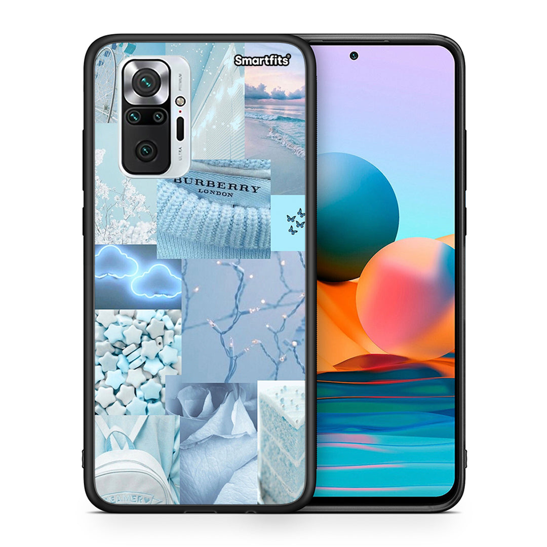 Θήκη Xiaomi Redmi Note 10 Pro Ciel Aesthetic Collage από τη Smartfits με σχέδιο στο πίσω μέρος και μαύρο περίβλημα | Xiaomi Redmi Note 10 Pro Ciel Aesthetic Collage case with colorful back and black bezels