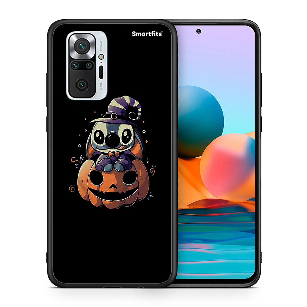 Θήκη Xiaomi Redmi Note 10 Pro Halloween Stitch από τη Smartfits με σχέδιο στο πίσω μέρος και μαύρο περίβλημα | Xiaomi Redmi Note 10 Pro Halloween Stitch case with colorful back and black bezels