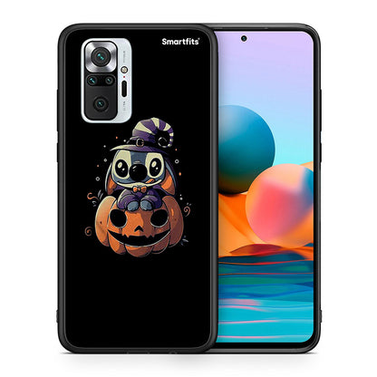 Θήκη Xiaomi Redmi Note 10 Pro Halloween Stitch από τη Smartfits με σχέδιο στο πίσω μέρος και μαύρο περίβλημα | Xiaomi Redmi Note 10 Pro Halloween Stitch case with colorful back and black bezels