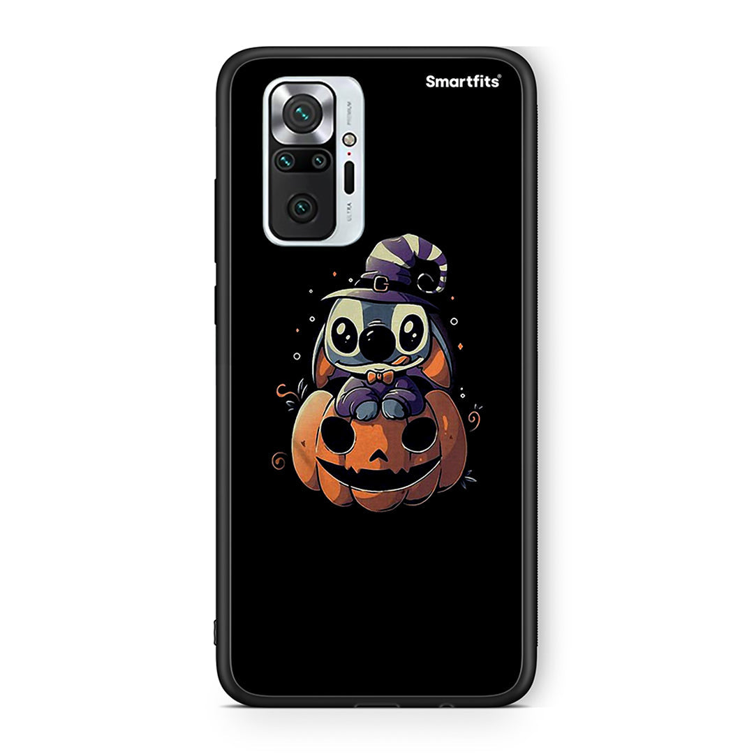 Xiaomi Redmi Note 10 Pro Halloween Stitch θήκη από τη Smartfits με σχέδιο στο πίσω μέρος και μαύρο περίβλημα | Smartphone case with colorful back and black bezels by Smartfits