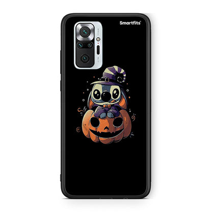 Xiaomi Redmi Note 10 Pro Halloween Stitch θήκη από τη Smartfits με σχέδιο στο πίσω μέρος και μαύρο περίβλημα | Smartphone case with colorful back and black bezels by Smartfits
