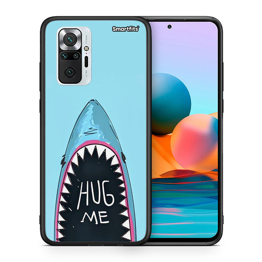 Θήκη Xiaomi Redmi Note 10 Pro Hug Me από τη Smartfits με σχέδιο στο πίσω μέρος και μαύρο περίβλημα | Xiaomi Redmi Note 10 Pro Hug Me case with colorful back and black bezels