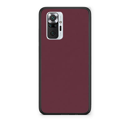 Θήκη Xiaomi Redmi Note 10 Pro / 10 Pro Max Muted Burgundy από τη Smartfits με σχέδιο στο πίσω μέρος και μαύρο περίβλημα | Xiaomi Redmi Note 10 Pro / 10 Pro Max Muted Burgundy case with colorful back and black bezels