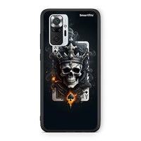 Thumbnail for Xiaomi Redmi Note 10 Pro Skull King Ace θήκη από τη Smartfits με σχέδιο στο πίσω μέρος και μαύρο περίβλημα | Smartphone case with colorful back and black bezels by Smartfits