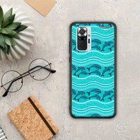 Thumbnail for Swimming Dolphins - Xiaomi Redmi Note 10 Pro / 10 Pro Max θήκη