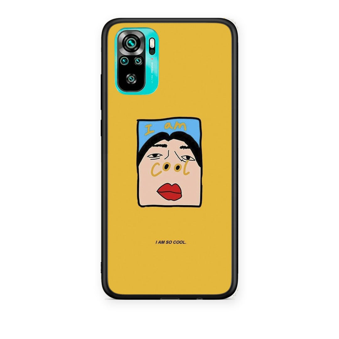 Θήκη Xiaomi Redmi Note 10S / 10 4G So Cool από τη Smartfits με σχέδιο στο πίσω μέρος και μαύρο περίβλημα | Xiaomi Redmi Note 10S / 10 4G So Cool case with colorful back and black bezels