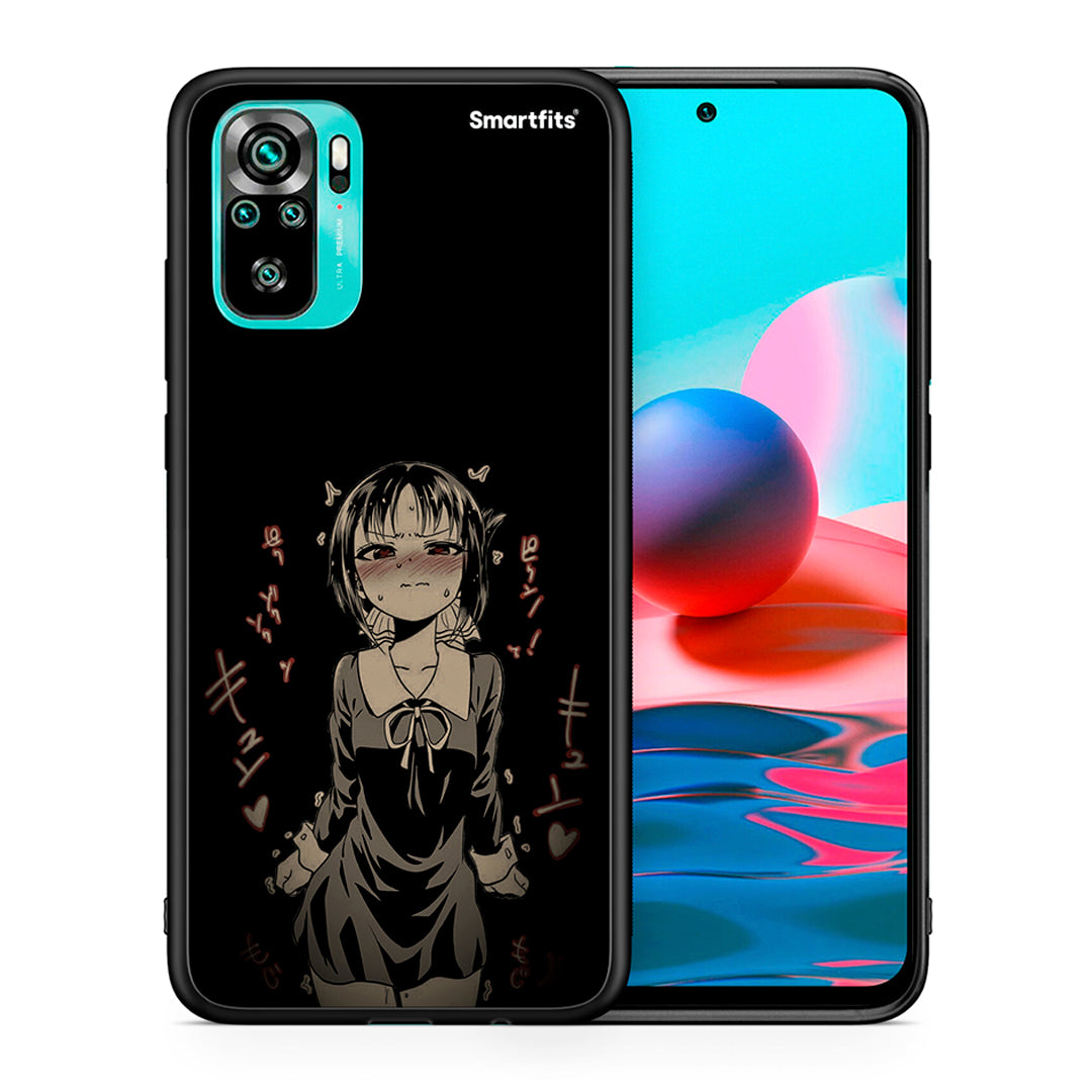 Θήκη Xiaomi Redmi Note 10 Anime Girl από τη Smartfits με σχέδιο στο πίσω μέρος και μαύρο περίβλημα | Xiaomi Redmi Note 10 Anime Girl case with colorful back and black bezels