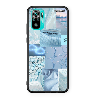 Xiaomi Redmi Note 10 Ciel Aesthetic Collage θήκη από τη Smartfits με σχέδιο στο πίσω μέρος και μαύρο περίβλημα | Smartphone case with colorful back and black bezels by Smartfits