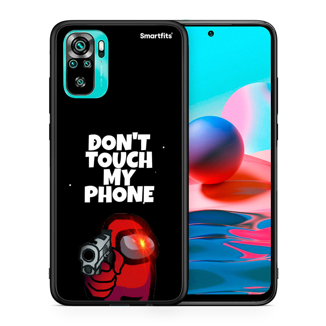 Θήκη Xiaomi Redmi Note 10 My Phone από τη Smartfits με σχέδιο στο πίσω μέρος και μαύρο περίβλημα | Xiaomi Redmi Note 10 My Phone case with colorful back and black bezels
