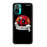 Thumbnail for Xiaomi Redmi Note 10 Unicorn Deadpool θήκη από τη Smartfits με σχέδιο στο πίσω μέρος και μαύρο περίβλημα | Smartphone case with colorful back and black bezels by Smartfits