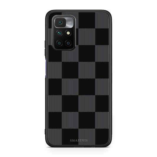 Θήκη Xiaomi Redmi Note 11 4G / 11S 4G Black and Charcoal Striped Checks από τη Smartfits με σχέδιο στο πίσω μέρος και μαύρο περίβλημα | Xiaomi Redmi Note 11 4G / 11S 4G Black and Charcoal Striped Checks case with colorful back and black bezels
