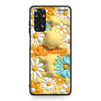 Thumbnail for Xiaomi Redmi Note 11 Bubble Daisies θήκη από τη Smartfits με σχέδιο στο πίσω μέρος και μαύρο περίβλημα | Smartphone case with colorful back and black bezels by Smartfits