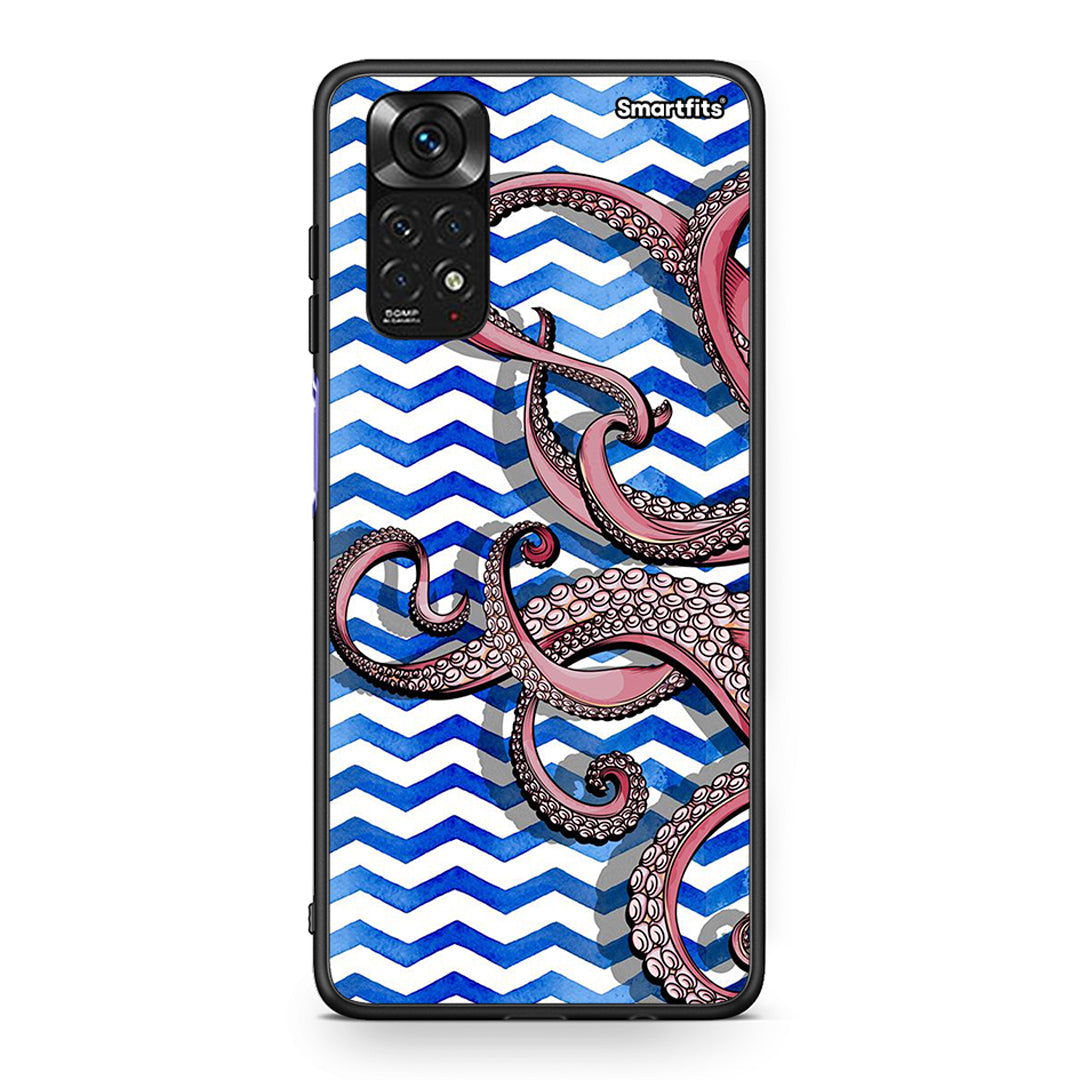 Xiaomi Redmi Note 11 Chevron Devilfish θήκη από τη Smartfits με σχέδιο στο πίσω μέρος και μαύρο περίβλημα | Smartphone case with colorful back and black bezels by Smartfits