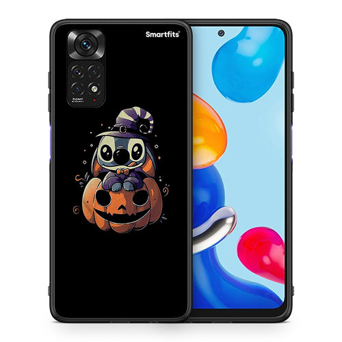Θήκη Xiaomi Redmi 10/Redmi Note 11 4G Halloween Stitch από τη Smartfits με σχέδιο στο πίσω μέρος και μαύρο περίβλημα | Xiaomi Redmi 10/Redmi Note 11 4G Halloween Stitch case with colorful back and black bezels