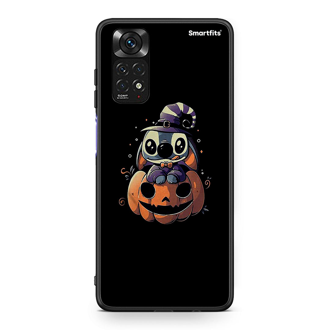 Xiaomi Redmi Note 11 Halloween Stitch θήκη από τη Smartfits με σχέδιο στο πίσω μέρος και μαύρο περίβλημα | Smartphone case with colorful back and black bezels by Smartfits