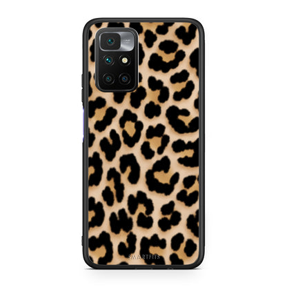 Θήκη Xiaomi Redmi Note 11 4G / 11S 4G Leopard Print Tan Small από τη Smartfits με σχέδιο στο πίσω μέρος και μαύρο περίβλημα | Xiaomi Redmi Note 11 4G / 11S 4G Leopard Print Tan Small case with colorful back and black bezels