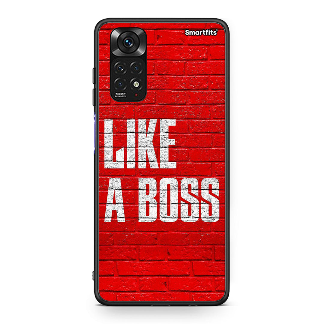 Xiaomi Redmi Note 11 Like A Boss θήκη από τη Smartfits με σχέδιο στο πίσω μέρος και μαύρο περίβλημα | Smartphone case with colorful back and black bezels by Smartfits