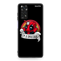 Thumbnail for Xiaomi Redmi Note 11 Unicorn Deadpool θήκη από τη Smartfits με σχέδιο στο πίσω μέρος και μαύρο περίβλημα | Smartphone case with colorful back and black bezels by Smartfits