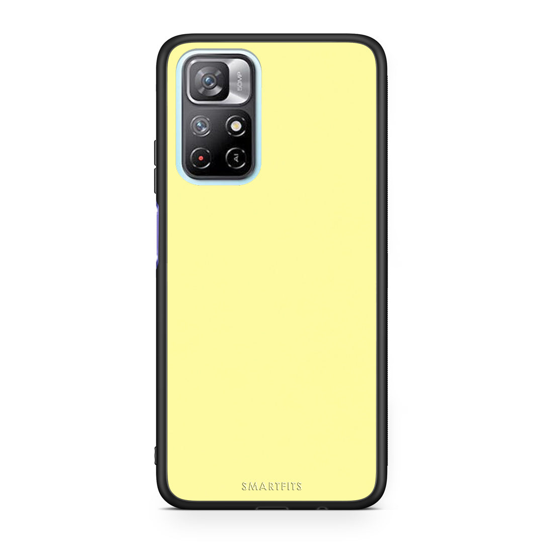 Θήκη Xiaomi Redmi Note 11S 5G Butter Yellow από τη Smartfits με σχέδιο στο πίσω μέρος και μαύρο περίβλημα | Xiaomi Redmi Note 11S 5G Butter Yellow case with colorful back and black bezels
