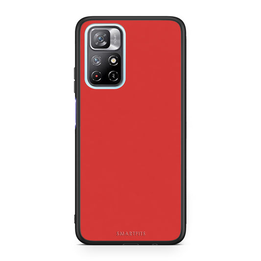 Θήκη Xiaomi Redmi Note 11S 5G Poppy Red από τη Smartfits με σχέδιο στο πίσω μέρος και μαύρο περίβλημα | Xiaomi Redmi Note 11S 5G Poppy Red case with colorful back and black bezels