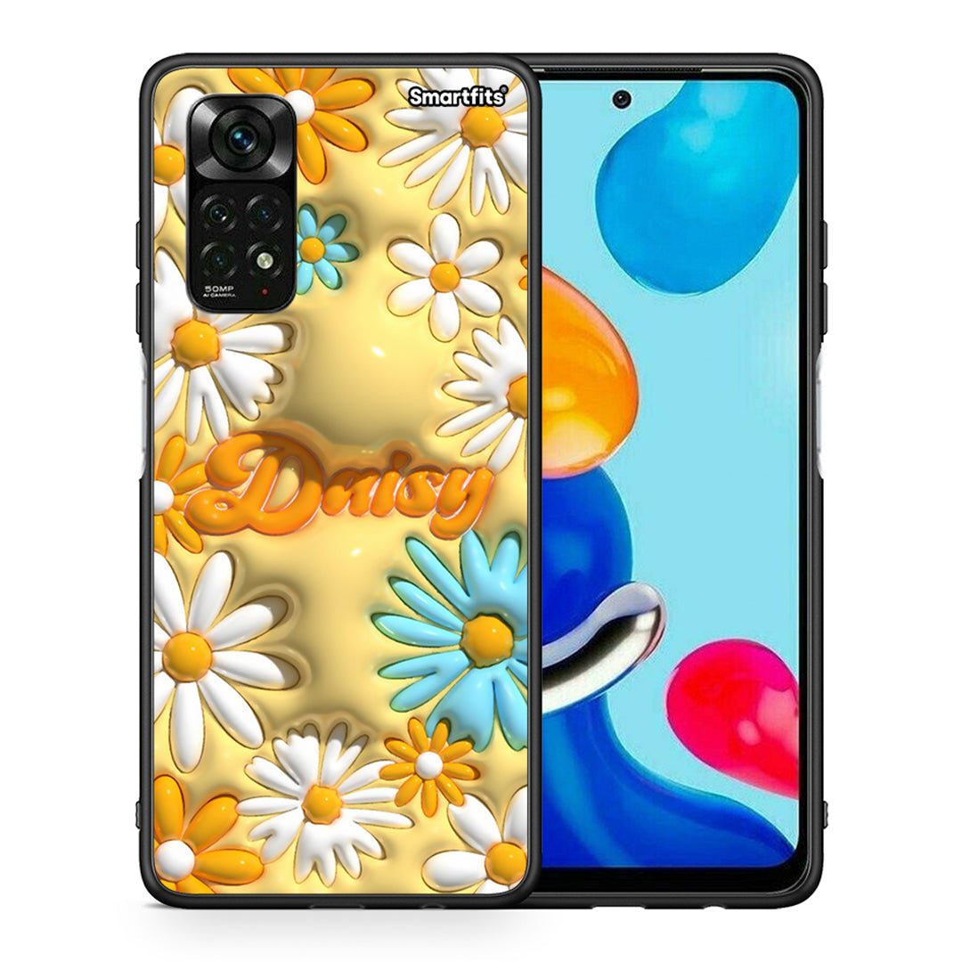 Θήκη Xiaomi Redmi Note 11 Pro 5G Bubble Daisies από τη Smartfits με σχέδιο στο πίσω μέρος και μαύρο περίβλημα | Xiaomi Redmi Note 11 Pro 5G Bubble Daisies case with colorful back and black bezels