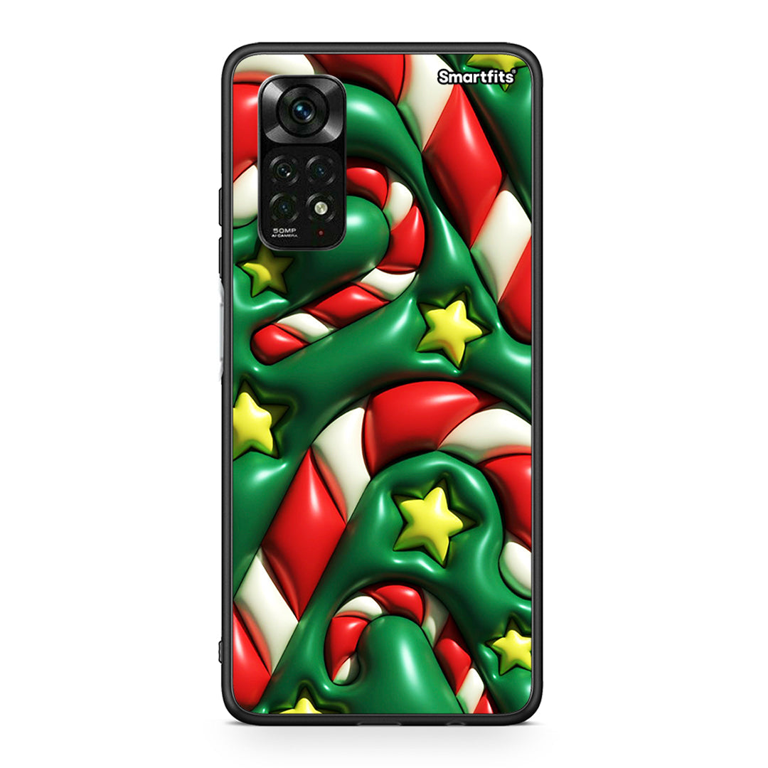 Xiaomi Redmi Note 12 Pro 4G Christmas Bubbles θήκη από τη Smartfits με σχέδιο στο πίσω μέρος και μαύρο περίβλημα | Smartphone case with colorful back and black bezels by Smartfits