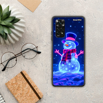 Christmas Neon Snowman - Xiaomi Redmi Note 12 Pro 4G θήκη