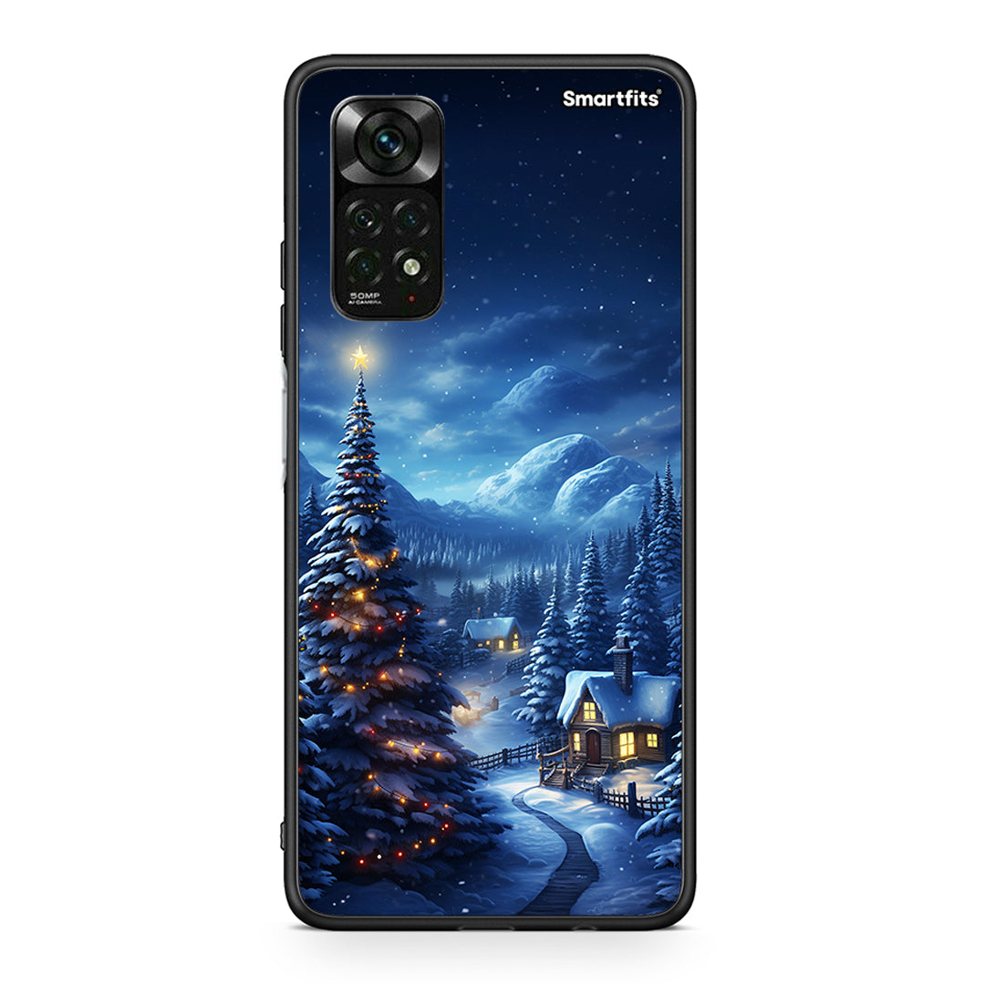 Xiaomi Redmi Note 12 Pro 4G Christmas Scenery θήκη από τη Smartfits με σχέδιο στο πίσω μέρος και μαύρο περίβλημα | Smartphone case with colorful back and black bezels by Smartfits