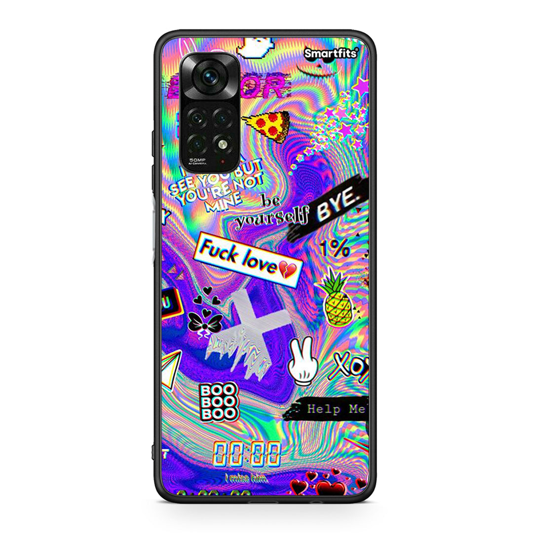 Xiaomi Redmi Note 12 Pro 4G Game Over θήκη από τη Smartfits με σχέδιο στο πίσω μέρος και μαύρο περίβλημα | Smartphone case with colorful back and black bezels by Smartfits