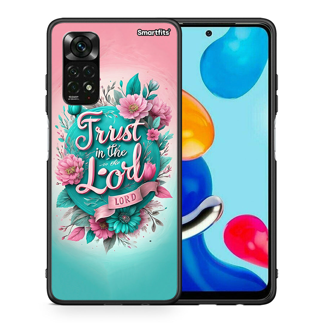 Θήκη Xiaomi Redmi Note 12 Pro 4G Lord Trust από τη Smartfits με σχέδιο στο πίσω μέρος και μαύρο περίβλημα | Xiaomi Redmi Note 12 Pro 4G Lord Trust case with colorful back and black bezels
