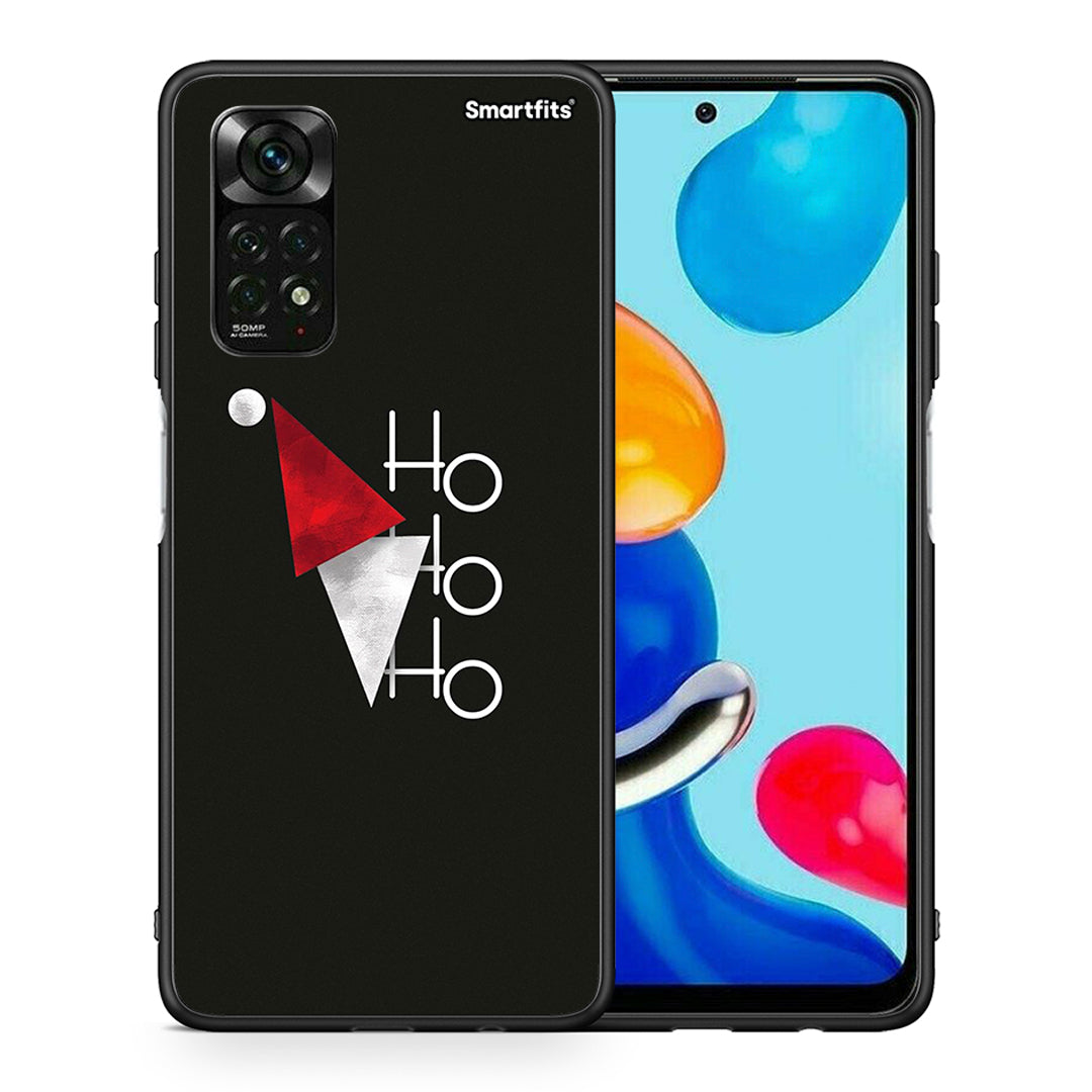 Θήκη Xiaomi Redmi Note 12 Pro 4G Minimal Christmas από τη Smartfits με σχέδιο στο πίσω μέρος και μαύρο περίβλημα | Xiaomi Redmi Note 12 Pro 4G Minimal Christmas case with colorful back and black bezels