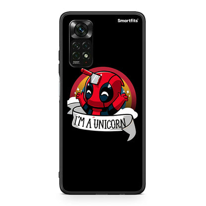 Xiaomi Redmi Note 12 Pro 4G Unicorn Deadpool θήκη από τη Smartfits με σχέδιο στο πίσω μέρος και μαύρο περίβλημα | Smartphone case with colorful back and black bezels by Smartfits