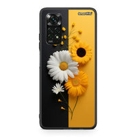 Thumbnail for Xiaomi Redmi Note 12 Pro 4G Yellow Daisies θήκη από τη Smartfits με σχέδιο στο πίσω μέρος και μαύρο περίβλημα | Smartphone case with colorful back and black bezels by Smartfits