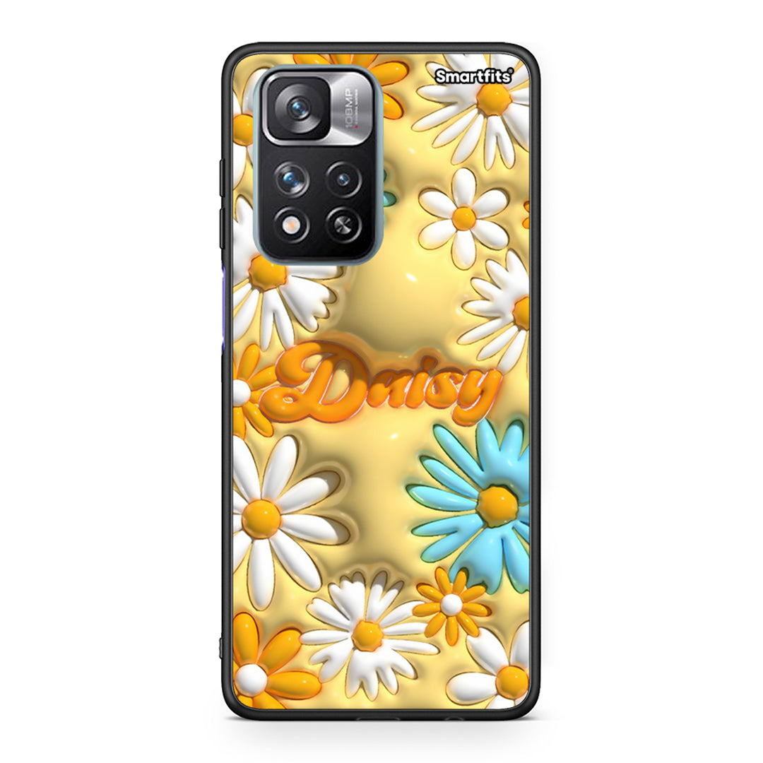 Xiaomi Redmi Note 11 Pro/11 Pro+ Bubble Daisies θήκη από τη Smartfits με σχέδιο στο πίσω μέρος και μαύρο περίβλημα | Smartphone case with colorful back and black bezels by Smartfits