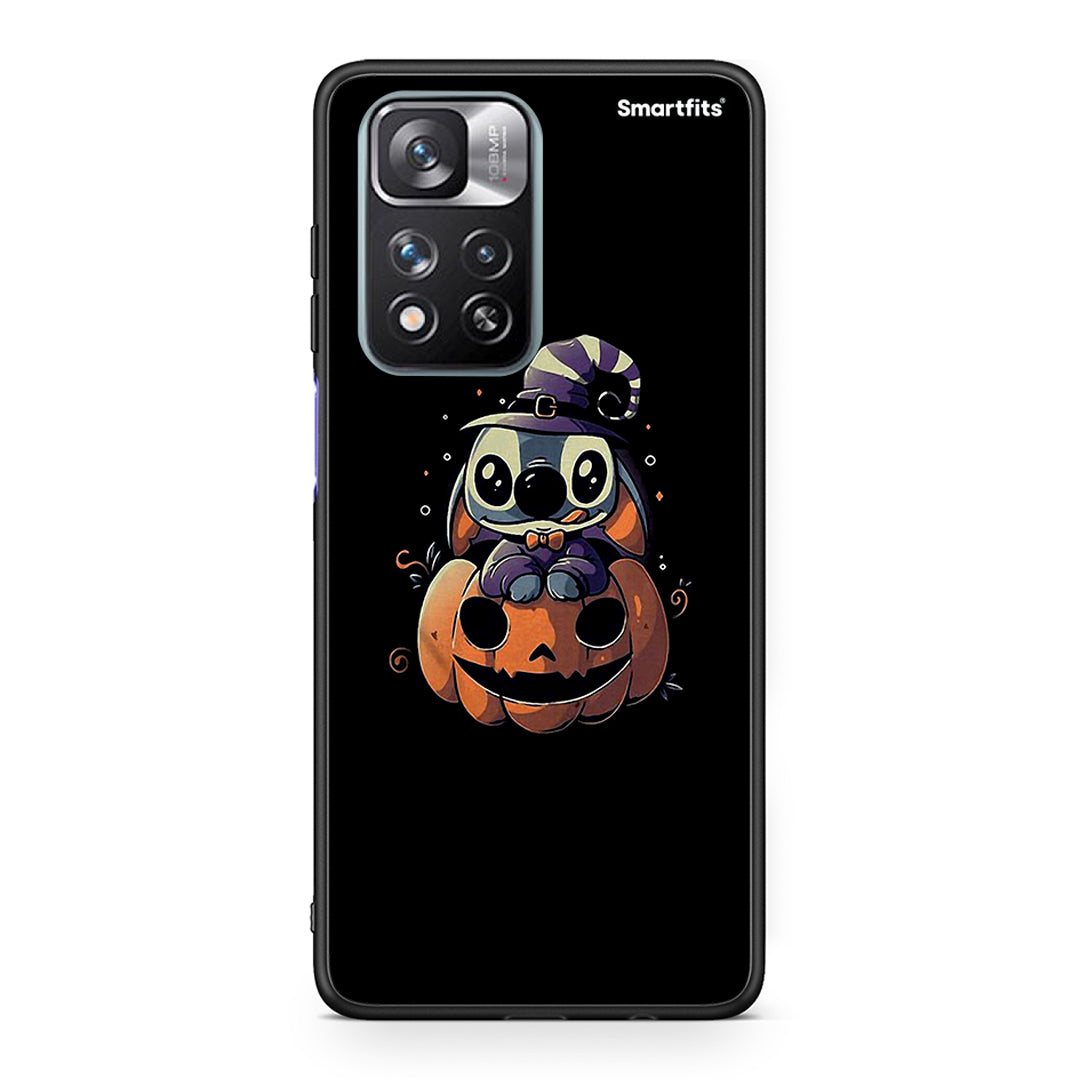 Xiaomi Redmi Note 11 Pro/11 Pro+ Halloween Stitch θήκη από τη Smartfits με σχέδιο στο πίσω μέρος και μαύρο περίβλημα | Smartphone case with colorful back and black bezels by Smartfits